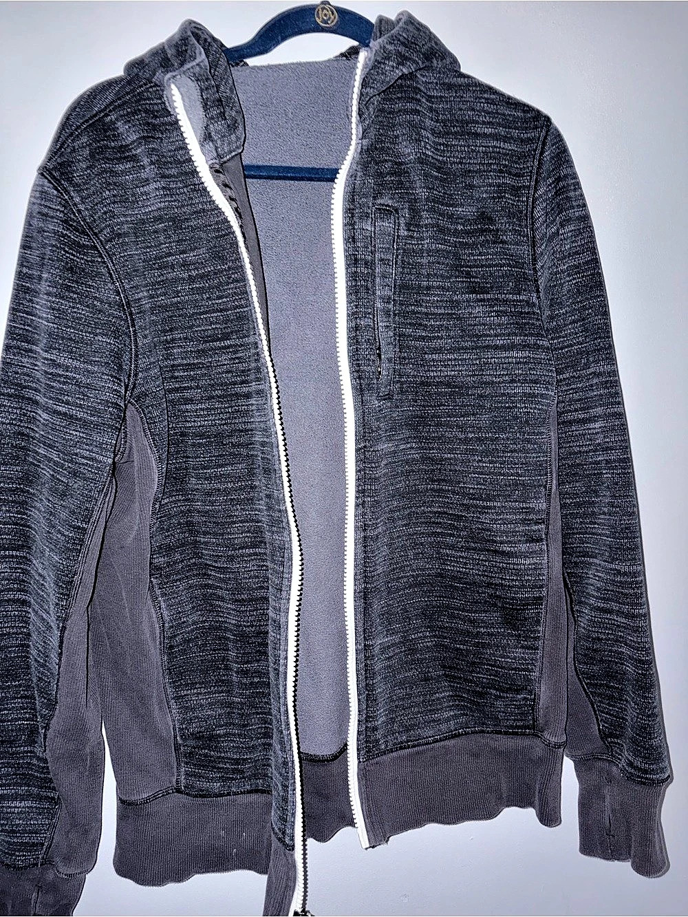 lululemon Kung Fu Jacket II Gray Full-Zip Hooded Jacket